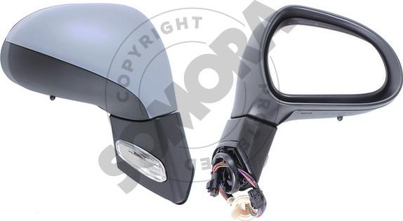 Somora 220955A - Rétroviseur extérieur droxauto.com