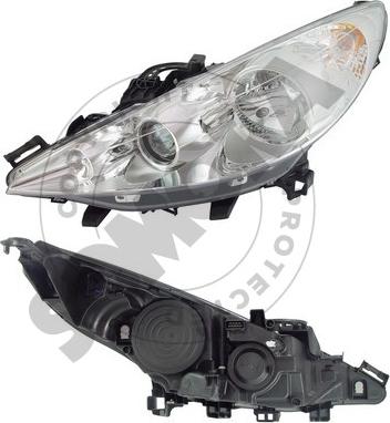 Somora 221516AV - Projecteur principal droxauto.com