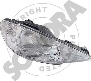 Somora 221315V - Projecteur principal droxauto.com