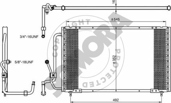 Somora 223160 - Condensateur, climatisation droxauto.com