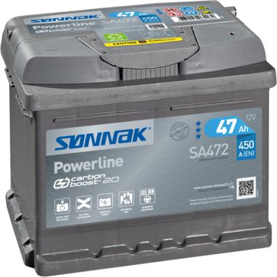Sonnak SA472 - Batterie de démarrage droxauto.com