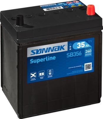 Sonnak SB356 - Batterie de démarrage droxauto.com
