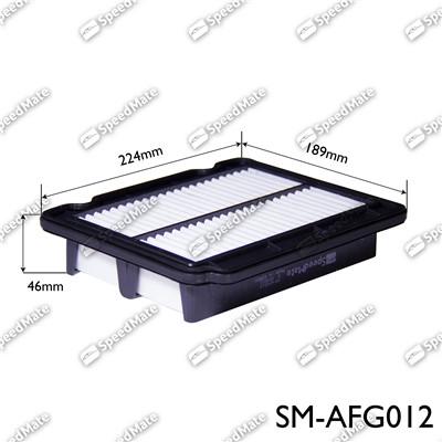 SpeedMate SM-AFG012 - Filtre à air droxauto.com