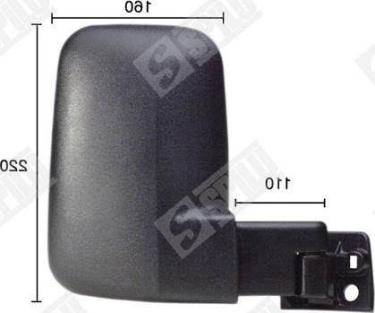 Spilu 50960 - Rétroviseur extérieur droxauto.com