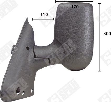 Spilu 50985 - Rétroviseur extérieur droxauto.com