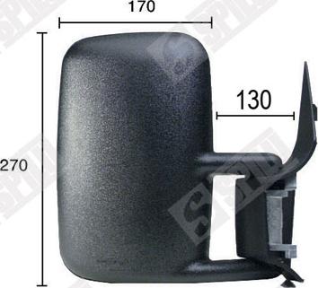 Spilu 51880 - Rétroviseur extérieur droxauto.com