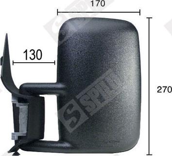 Spilu 51881 - Rétroviseur extérieur droxauto.com