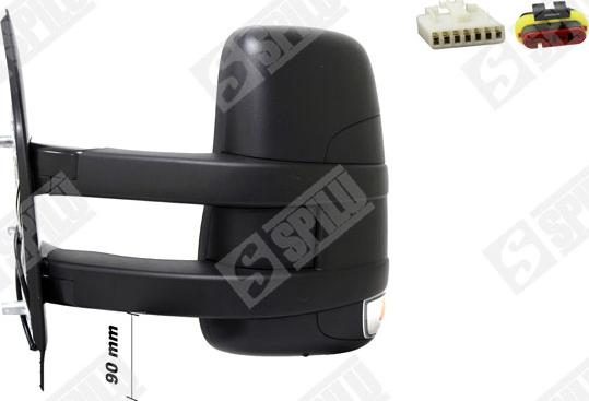 Spilu 58611 - Rétroviseur extérieur droxauto.com