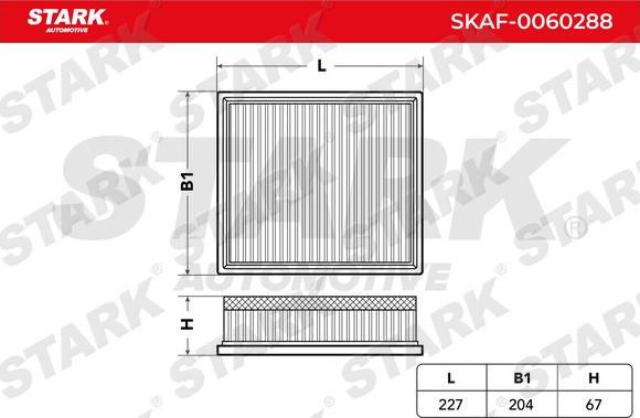Stark SKAF-0060288 - Filtre à air droxauto.com