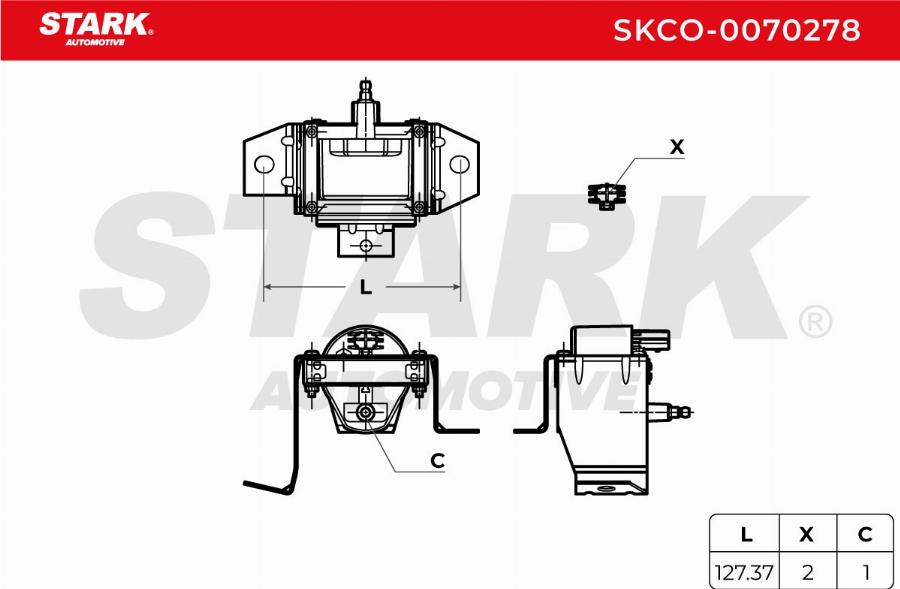 Stark SKCO-0070278 - Bobine d'allumage droxauto.com