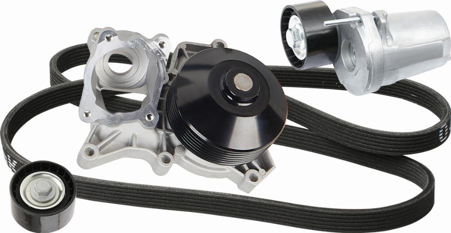 Stark SKPRB-51660077 - Pompe à eau+Jeu de courroie trapézoïdale à nervures droxauto.com