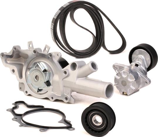 Stark SKPRB-5160001 - Pompe à eau+Jeu de courroie trapézoïdale à nervures droxauto.com