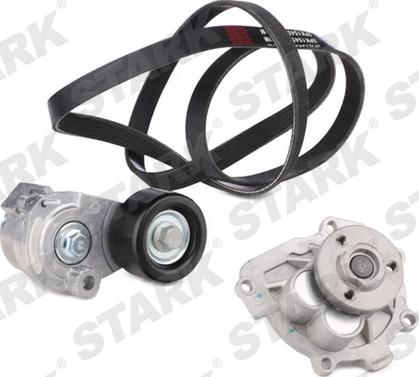 Stark SKPRB-5160025 - Pompe à eau+Jeu de courroie trapézoïdale à nervures droxauto.com