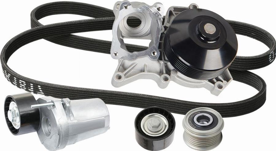 Stark SKPRB-5160028 - Pompe à eau+Jeu de courroie trapézoïdale à nervures droxauto.com