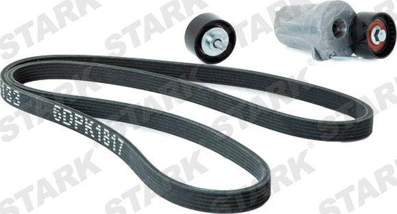 Stark SKRBS-1200201 - Jeu de courroies trapézoïdales à nervures droxauto.com