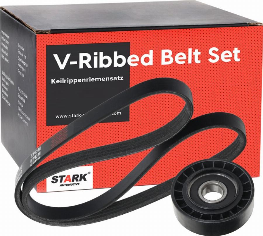 Stark SKRBS-1200745 - Jeu de courroies trapézoïdales à nervures droxauto.com