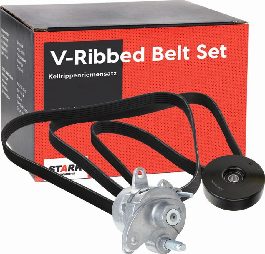 Stark SKRBS-1200748 - Jeu de courroies trapézoïdales à nervures droxauto.com