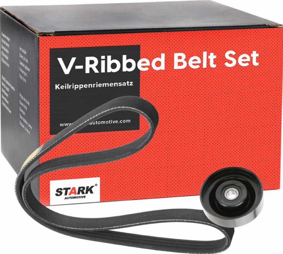 Stark SKRBS-1200753 - Jeu de courroies trapézoïdales à nervures droxauto.com