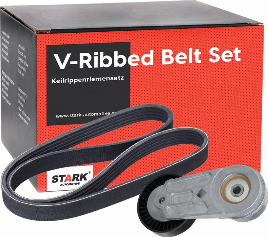 Stark SKRBS-1200763 - Jeu de courroies trapézoïdales à nervures droxauto.com