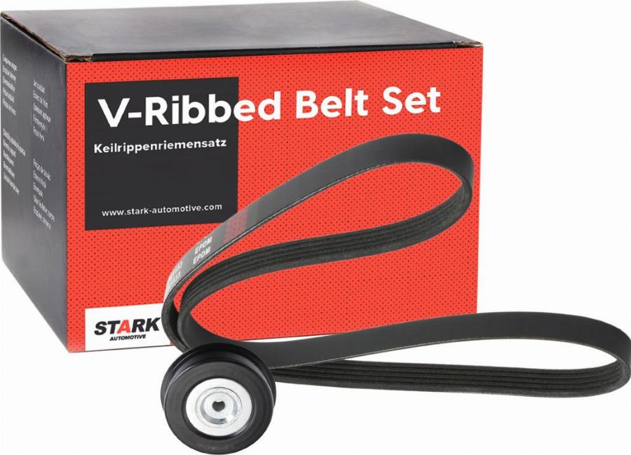 Stark SKRBS-1200762 - Jeu de courroies trapézoïdales à nervures droxauto.com