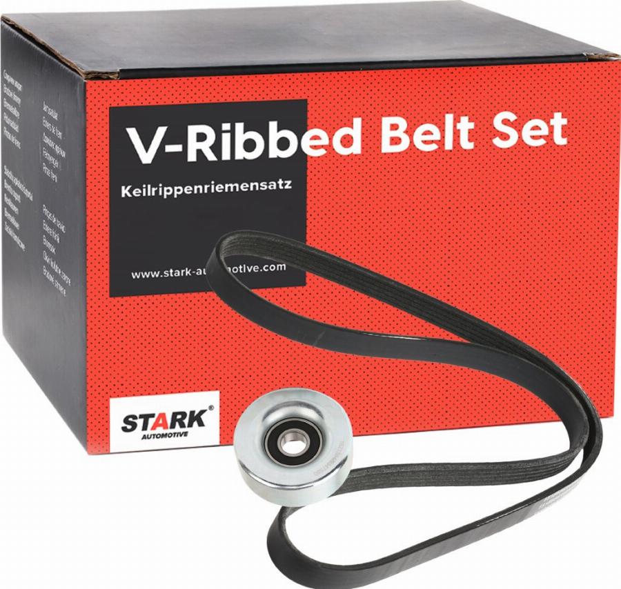 Stark SKRBS-1200779 - Jeu de courroies trapézoïdales à nervures droxauto.com