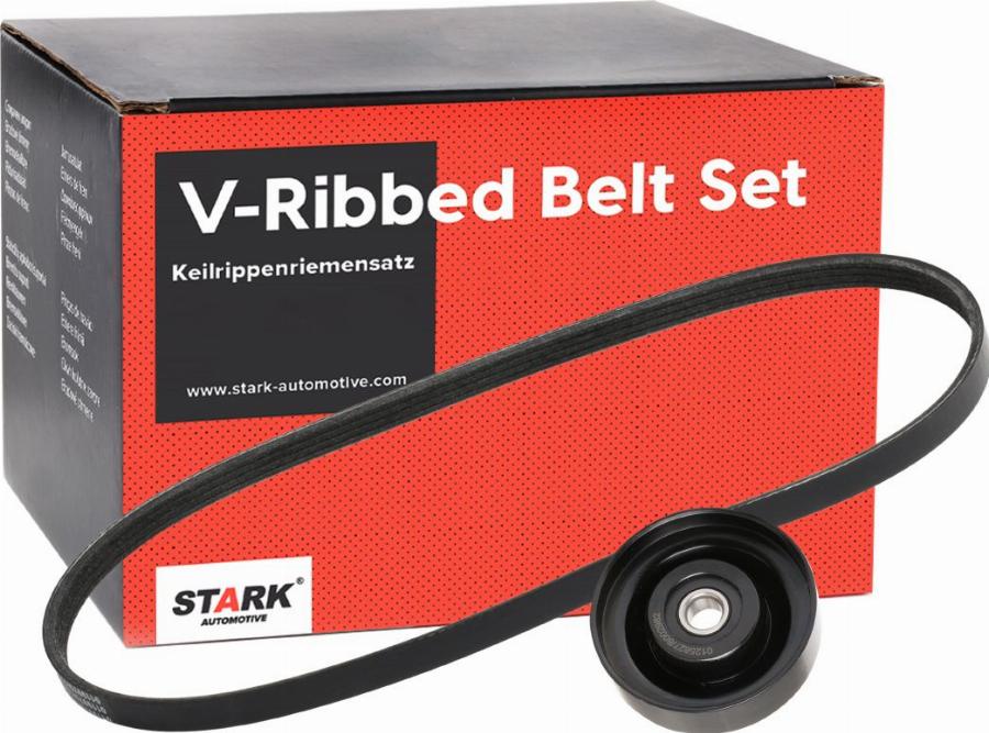 Stark SKRBS-1201011 - Jeu de courroies trapézoïdales à nervures droxauto.com