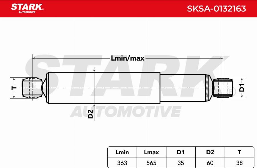 Stark SKSA-0132163 - Amortisseur droxauto.com
