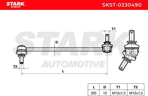 Stark SKST-0230490 - Entretoise / tige, stabilisateur droxauto.com