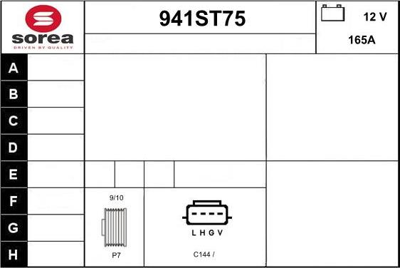 STARTCAR 941ST75 - Alternateur droxauto.com