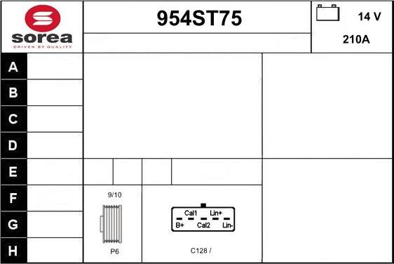 STARTCAR 954ST75 - Alternateur droxauto.com