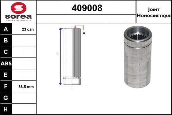 STARTCAR 409008 - Jeu de joints, arbre de transmission droxauto.com
