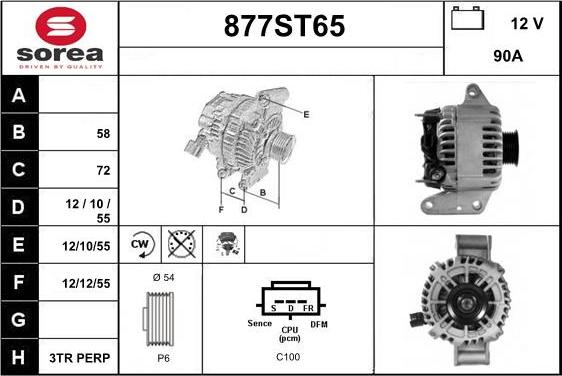 STARTCAR 877ST65 - Alternateur droxauto.com