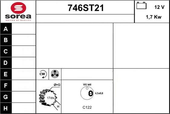 STARTCAR 746ST21 - Démarreur droxauto.com