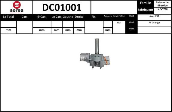 STARTCAR DC01001 - Colonne de direction droxauto.com