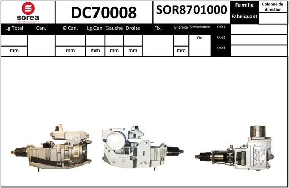 STARTCAR DC70008 - Colonne de direction droxauto.com
