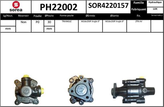 STARTCAR PH22002 - Pompe hydraulique, direction droxauto.com
