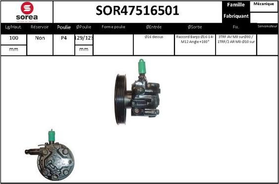 STARTCAR SOR47516501 - Pompe hydraulique, direction droxauto.com