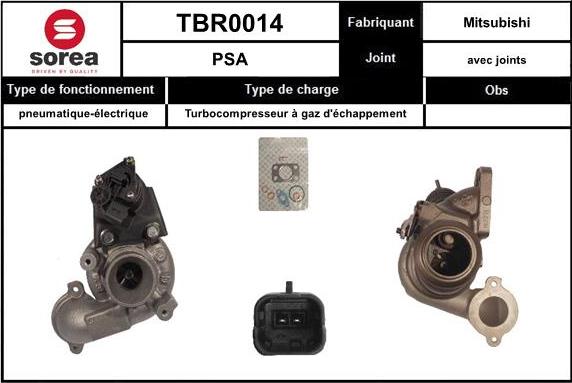 STARTCAR TBR0014 - Turbocompresseur, suralimentation droxauto.com