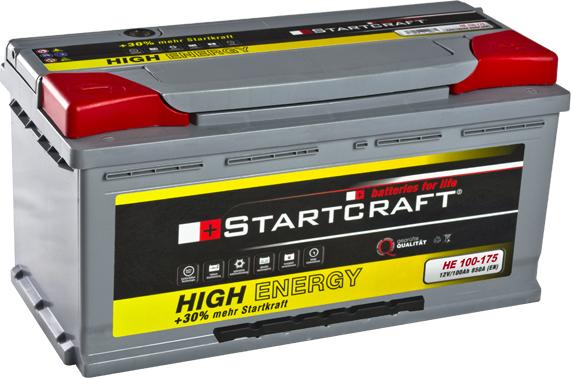 STARTCRAFT HE 100-175 - Batterie de démarrage droxauto.com