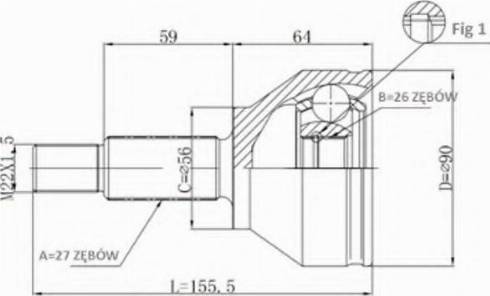 Statim C.193 - Jeu de joints, arbre de transmission droxauto.com