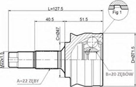 Statim C.325 - Jeu de joints, arbre de transmission droxauto.com
