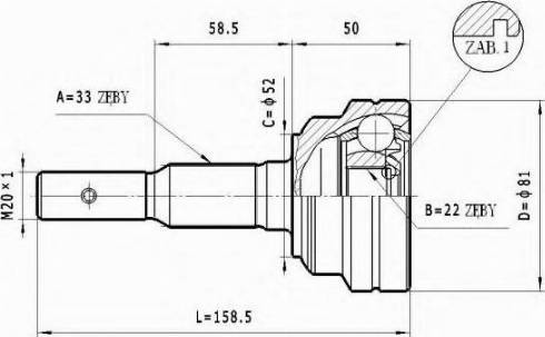 Statim C.239 - Jeu de joints, arbre de transmission droxauto.com