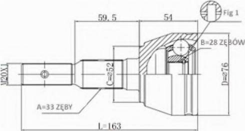 Statim C.231 - Jeu de joints, arbre de transmission droxauto.com