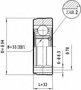 Statim CW.048 - Jeu de joints, arbre de transmission droxauto.com