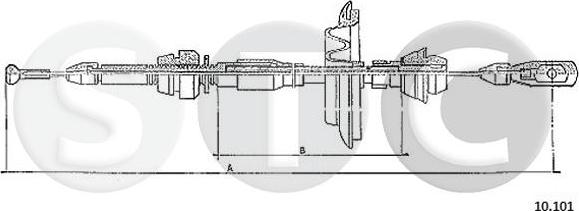 STC T480601 - Câble d'accélération droxauto.com