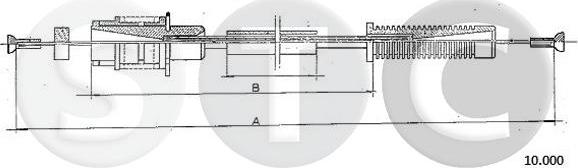 STC T480891 - Câble d'accélération droxauto.com