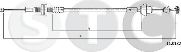 STC T481915 - Câble d'accélération droxauto.com