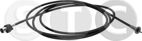 STC T481724 - Câble flexible de commande de compteur droxauto.com