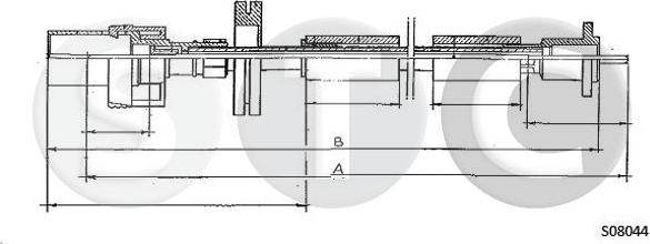 STC T481726 - Câble flexible de commande de compteur droxauto.com