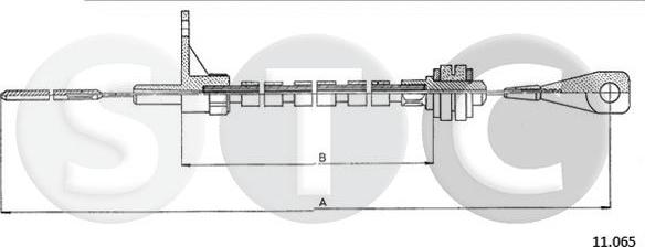STC T483814 - Câble d'accélération droxauto.com